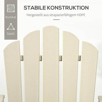 Liegestuhl-Set mit Fußhocker und Beistelltisch, klappbar Braun - Palo24