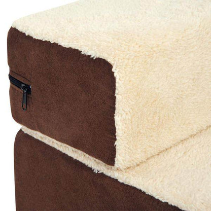 Haustiertreppe | Einstiegshilfe | 54 x 40 x 39cm | Beige - Palo24