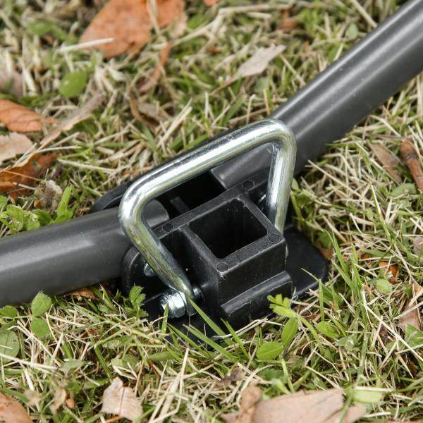 Campingbett Breite klappbar Einzelperson grün schwarz - Palo24