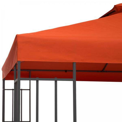 Ersatzdach Pavillondach für Metallpavillon Polyester 3x3m Rostrot - Palo24