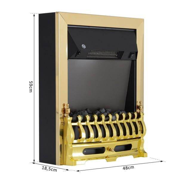 Elektrokamin 1000/2000 Watt Design Gold - Palo24