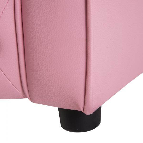 Kindersofa Kindersessel herzförmig Prinzessin Minisofa Kinderzimmer Sofa - Palo24