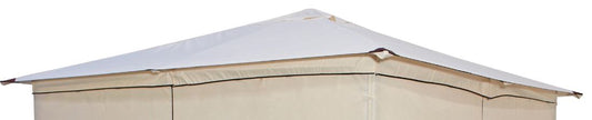 Ersatzdach für Pavillon 3x3 Meter VENEZIA, Polyester PVC-beschichtet écru