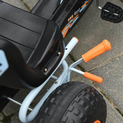 Go Kart Mit Pedal Kinderfahrzeug Tretauto mit Pedal für 3-8 Jahre Stahl Hellblau - Palo24