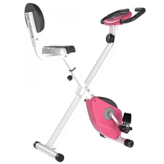Heimtrainer Fahrradtrainer höhenverstellbar Rosa+Weiss - Palo24