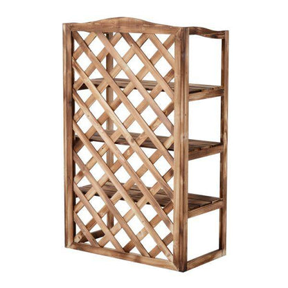 Blumenständer Blumenregal Pflanzregal Blumenbank 3 Etagen Tannenholz - Palo24