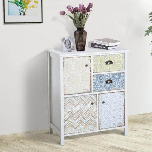 Sideboard Anrichte Beistellschrank Holz Bunt - Palo24