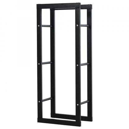 Kaminholzständer Kaminholzregal 100kg Stahl Schwarz - Palo24