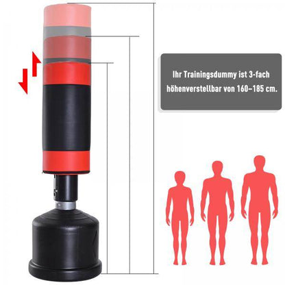 Standboxsack Boxdummy Boxtraining 160 bis 185 cm verstellbar - Palo24