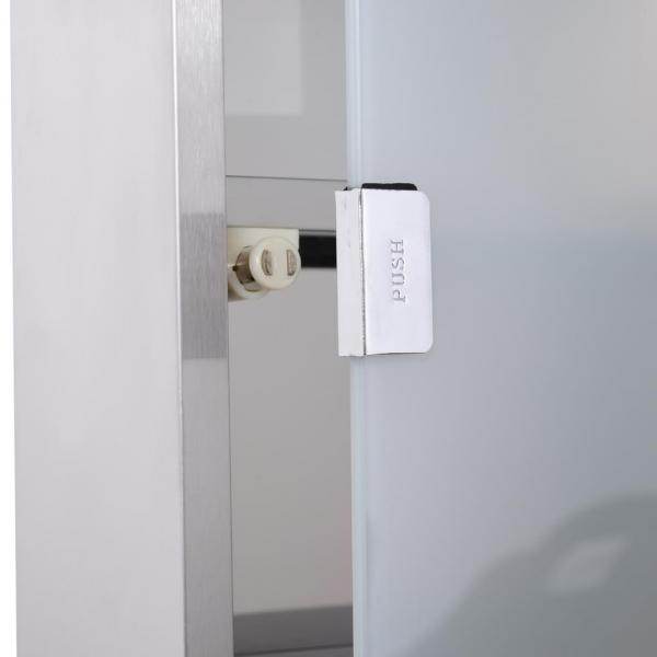 Medizinschrank | Edelstahl | Satiniertes Sichtglas - Palo24