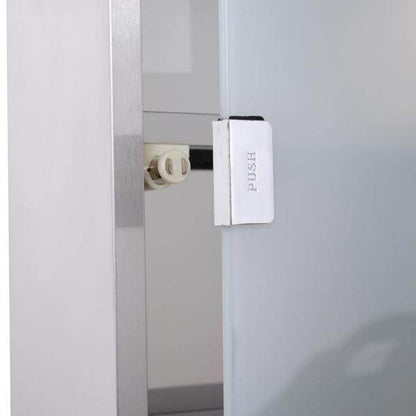 Medizinschrank | Edelstahl | Satiniertes Sichtglas - Palo24