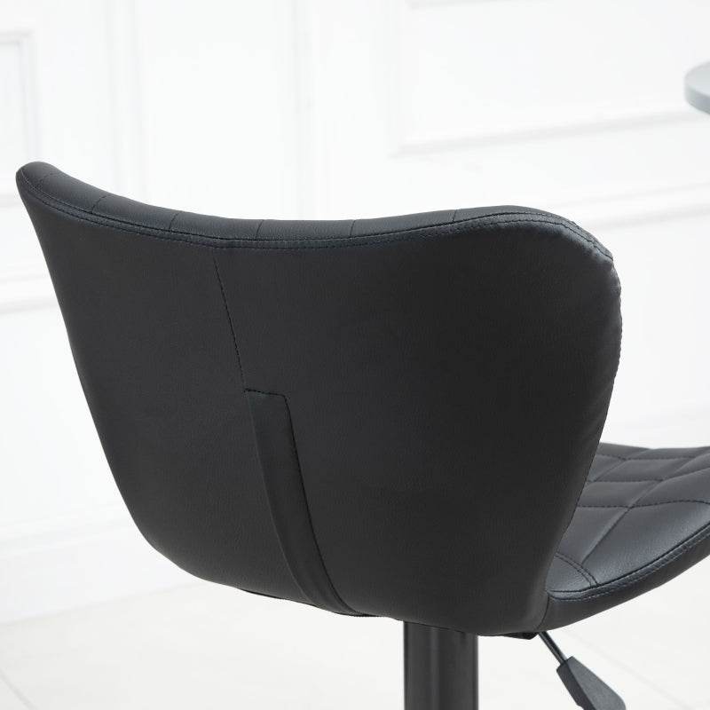 2-er-Set Barhocker Retrodesign Schwarz - Palo24