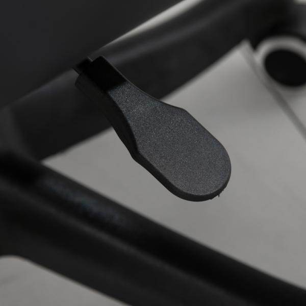 Massage Bürostuhl Drehstuhl mit Vibrationsfunktion PU Anthrazitgrau - Palo24