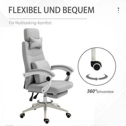 Bürostuhl, Gamingstuhl, Stuhl mit Rollen, Ergonomisches Design - Palo24