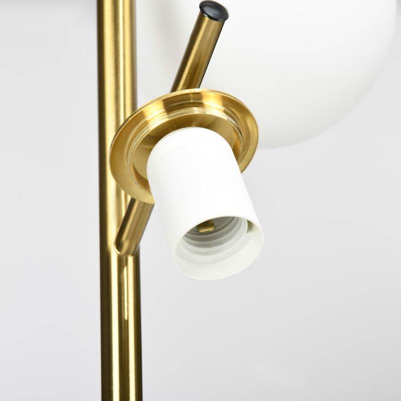 Stehleuchte 3 Lampenschirmen Gold - Palo24