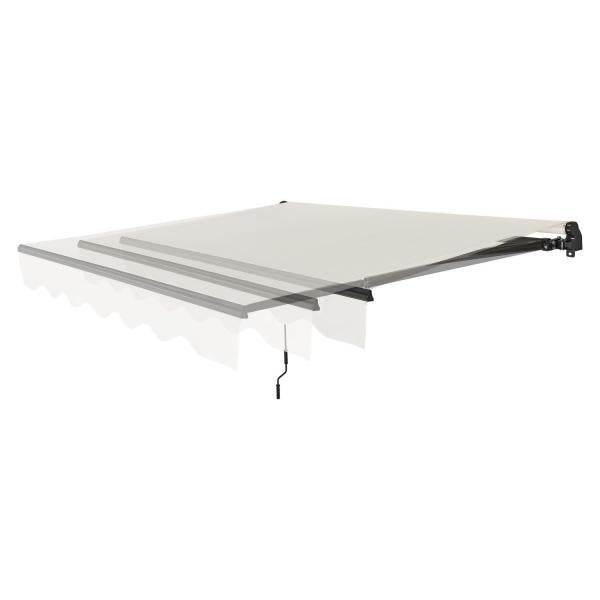 Gelenkarmmarkise 300 x 250 cm mit Kurbel Beige - Palo24