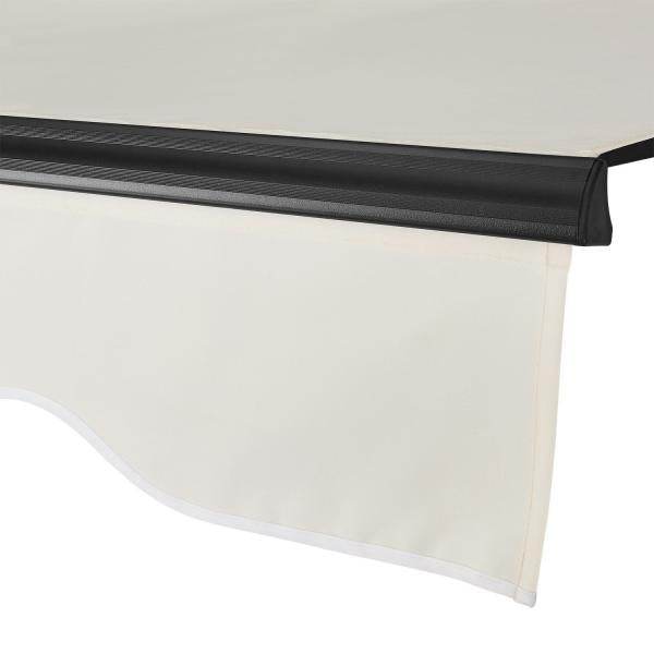 Gelenkarmmarkise 300 x 250 cm mit Kurbel Beige - Palo24