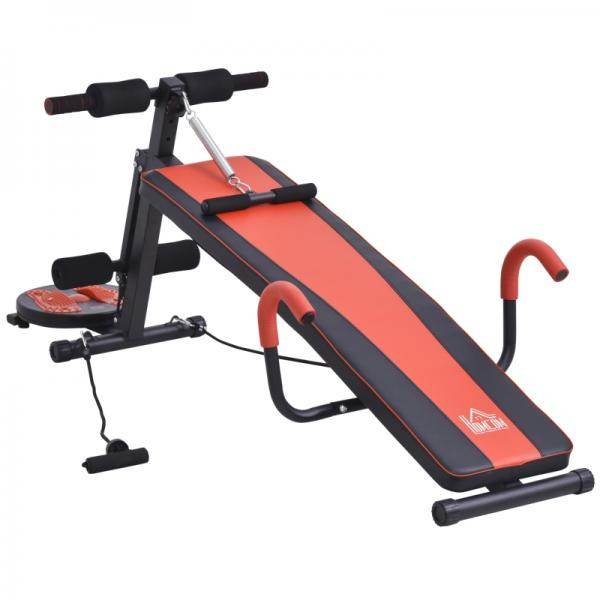 Sit Up Bank Bauchtrainer Trainingsbank Fitnessbank Verstellbar - Palo24