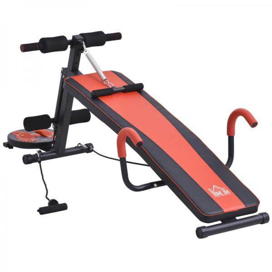 Sit Up Bank Bauchtrainer Trainingsbank Fitnessbank Verstellbar - Palo24