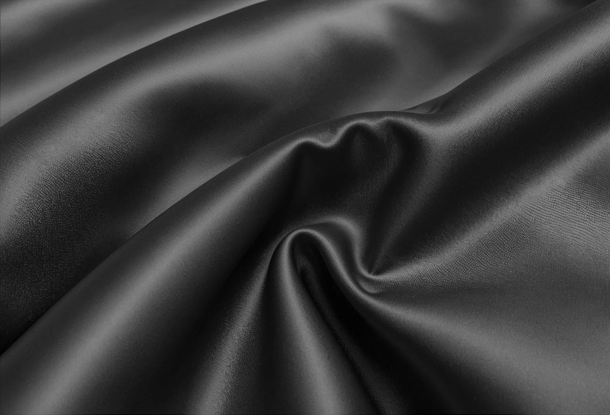 Bettbezug Glänzend Schwarz