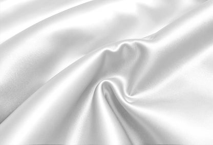 Glossy Bettbezug Weiss