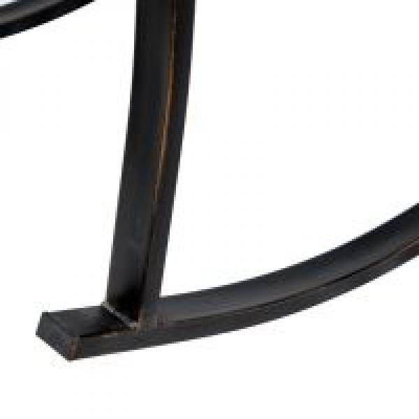 Schaukelstuhl Gartenstuhl antik Metall Bronze - Palo24