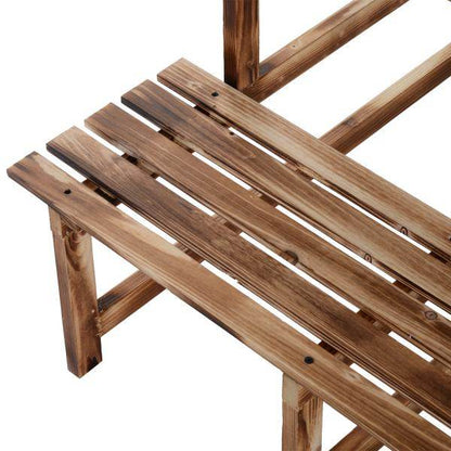 Pflanzentreppe Blumenregal Tannenholz 3 Stufen L80 x W80 x H80cm - Palo24