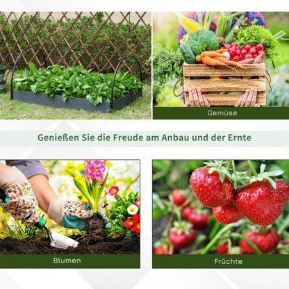 Gewächshaus mit Fenster 12 Gitter Treibhaus Tomatenhaus Frühbeet PVC Stahl Transparent 120 x 79 x 53 cm - Palo24