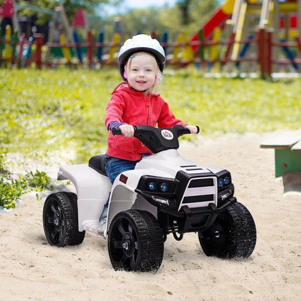Mini Elektro-Quad Kinder Elektro ATV Kinderwagen Elektromotorrad Schwarz+Weiss - Palo24