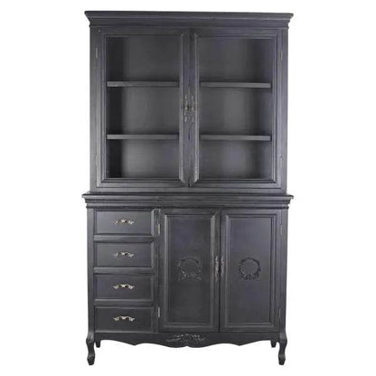 FRANZÖSISCHER VITRINENSCHRANK ANTIK BUFFET KÜCHENBUFFET KÜCHENANRICHTE - Palo24