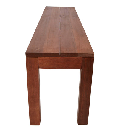 Banquette tabouret 3 places BRASILIA, eucalyptus huilé, certifié FSC®