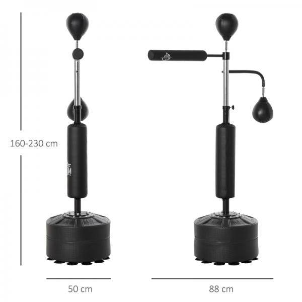 Boxstand Punchingball Boxset 160-230cm höhenverstellbar freistehend - Palo24