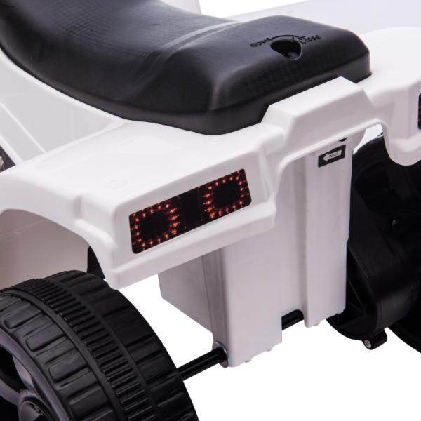 Mini Elektro-Quad Kinder Elektro ATV Kinderwagen Elektromotorrad Schwarz+Weiss - Palo24
