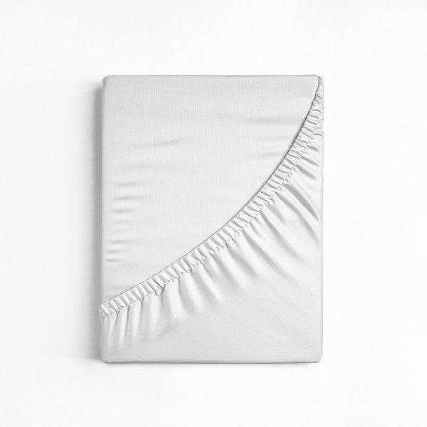 Baumwolle Spannbettlaken Weiss 80 x 200 cm - Palo24
