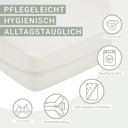 kinderbett 90x200 natur bodenbett montessori mit rausfallschutz