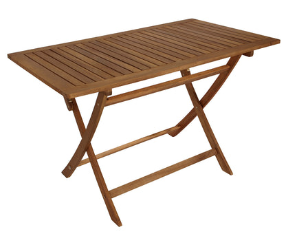 Gartentisch klappbar TOBAGO 70x120cm, Akazie geölt, FSC®-zertifiziert.