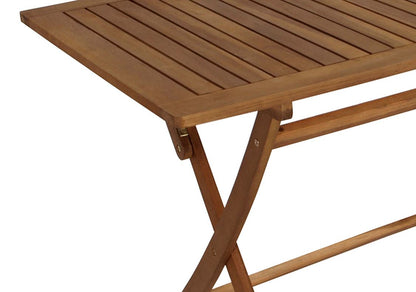Gartentisch klappbar TOBAGO 70x120cm, Akazie geölt, FSC®-zertifiziert.