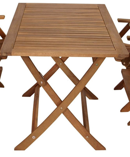 Gartentisch klappbar TOBAGO 70x120cm, Akazie geölt, FSC®-zertifiziert.