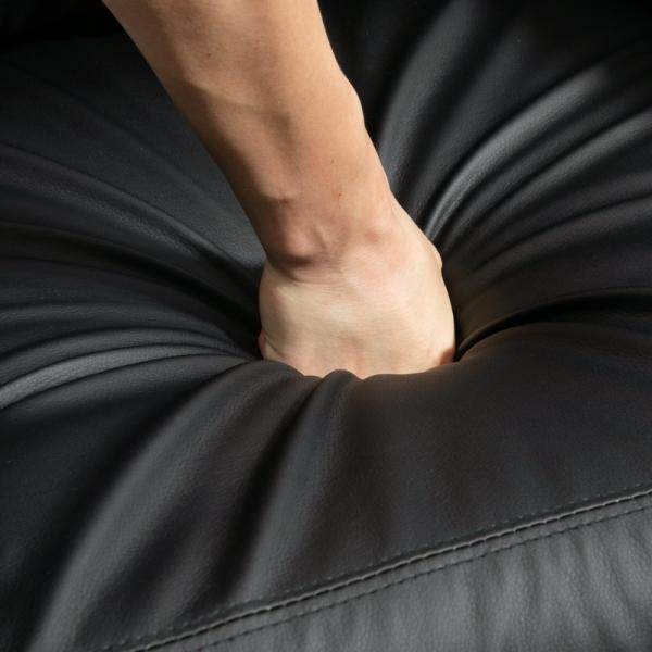 Massagesessel Massagefunktion Liegefunktion 2-Punkt-Massage Schwarz - Palo24