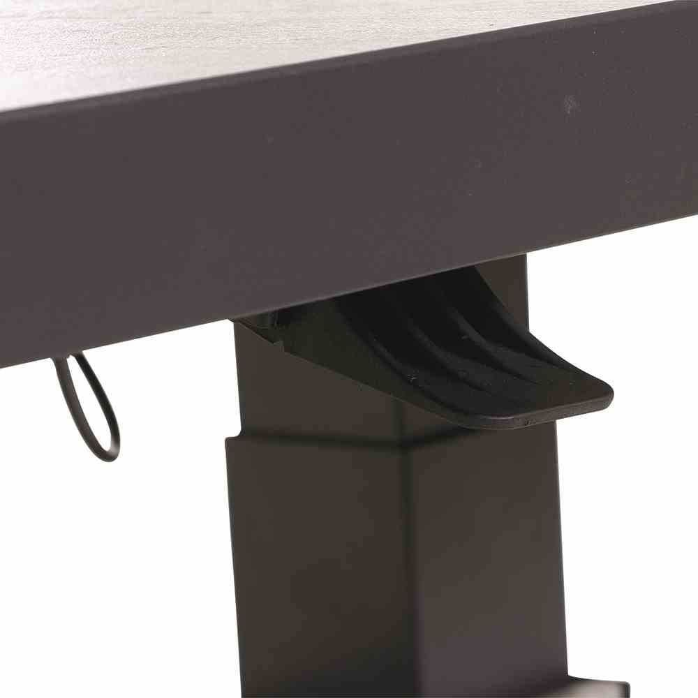 Lifttisch BELLANI 140x85cm von SIENA GARDEN, Aluminium + Keramik pinie-grau - Palo24