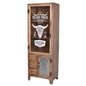 STANDVITRINE FACTORY SCHRANK LOFT INDUSTRIAL VITRINENSCHRANK HIGHBOARD REGALSCHRANK - Palo24