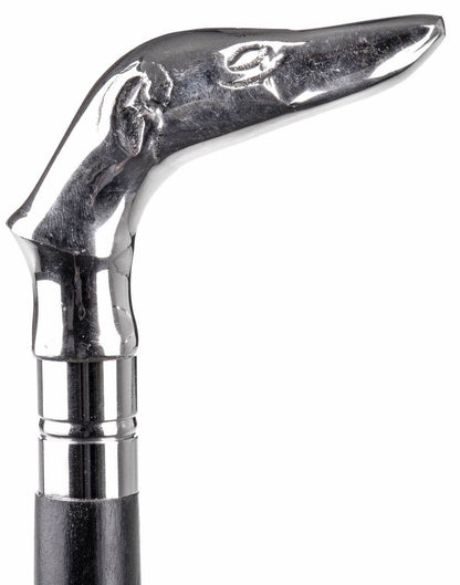 Spazierstock Antik Gehstock Windhund Flanierstock Art Deco Knauf - Palo24