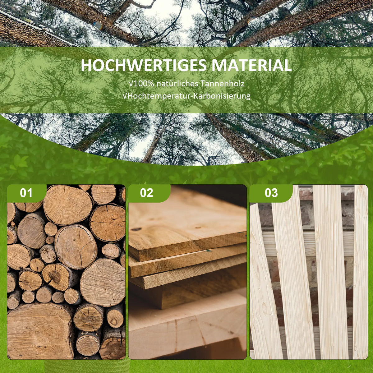 Gartenbank, Wagenrad-Design, für 2 Personen, Naturholz - Palo24