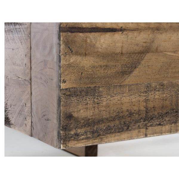 Holzbett Marton aus recycelter Pinie 180x200 cm - Palo24