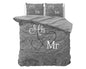 Mr And Mrs 3 Bettbezug Anthrazit