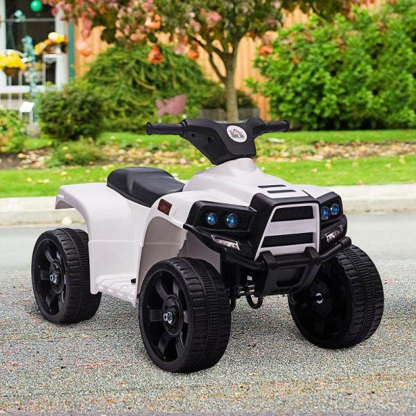 Mini Elektro-Quad Kinder Elektro ATV Kinderwagen Elektromotorrad Schwarz+Weiss - Palo24