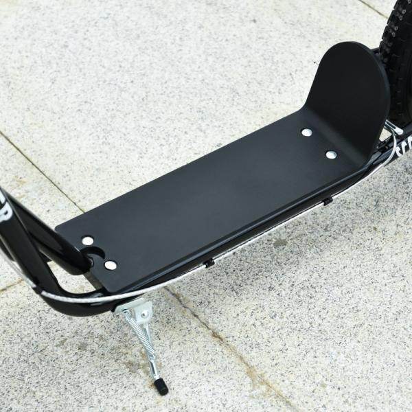 Kinderroller Tretroller Cityroller Kickscooter Kickboard mit Luftreifen und Handbremse 16 Zoll Schwarz - Palo24