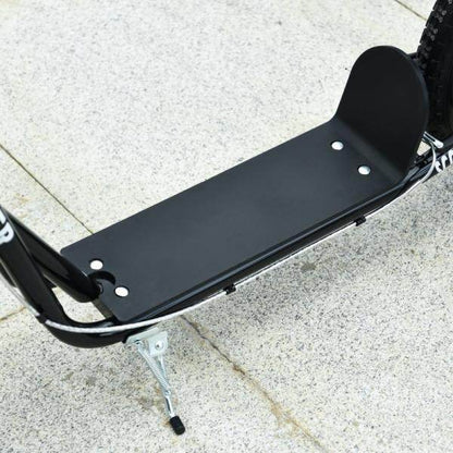 Kinderroller Tretroller Cityroller Kickscooter Kickboard mit Luftreifen und Handbremse 16 Zoll Schwarz - Palo24