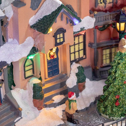 Weihnachtsdeko Weihnachtsdorf 22 bunte LEDs - Palo24