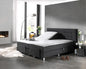 Split Topper Spannbettlaken Baumwolle Weiss
